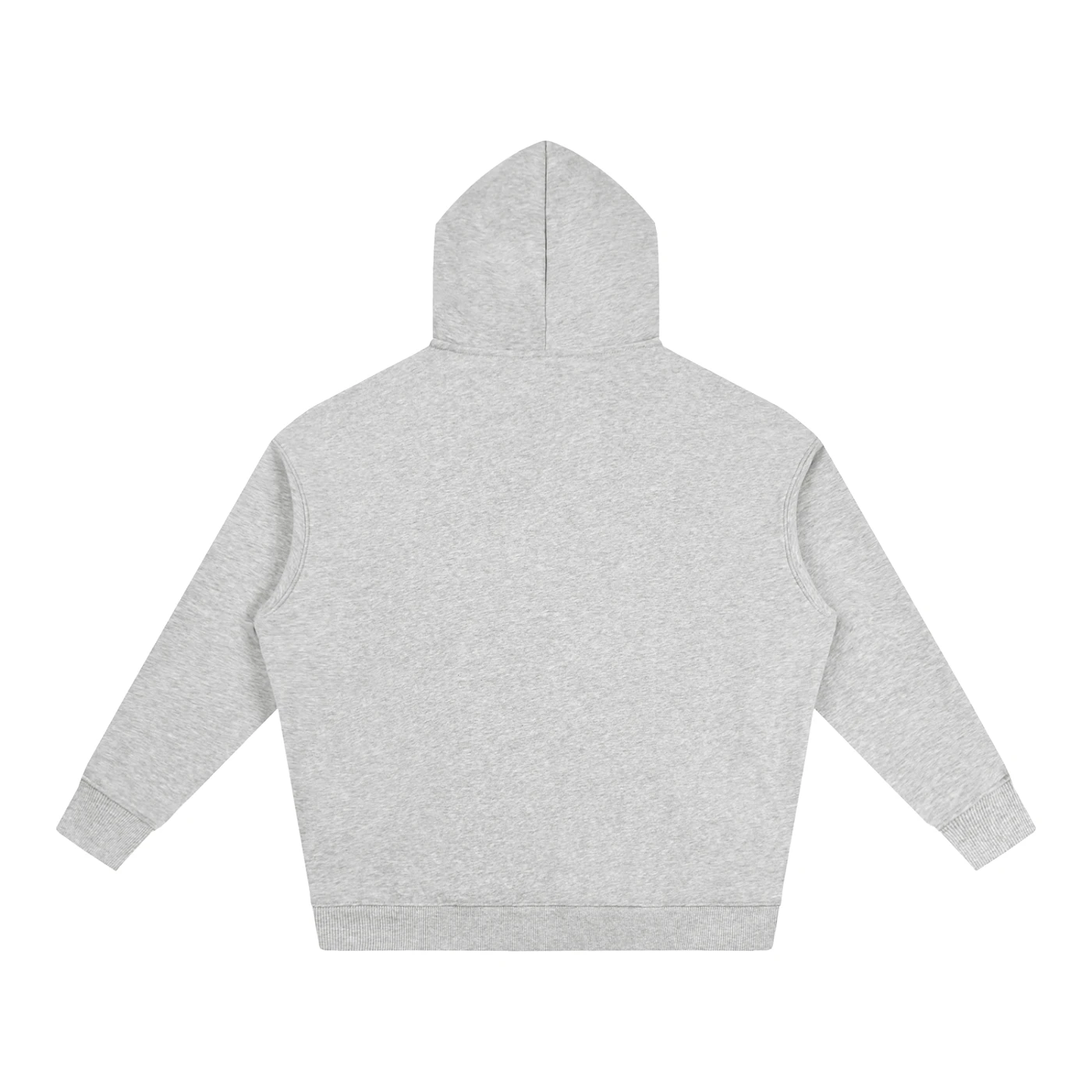 LongFlight Signature Hoodie in heather grey, plain back