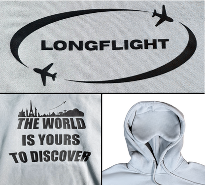 FlightMode Hoodie with Built-In Eye Mask