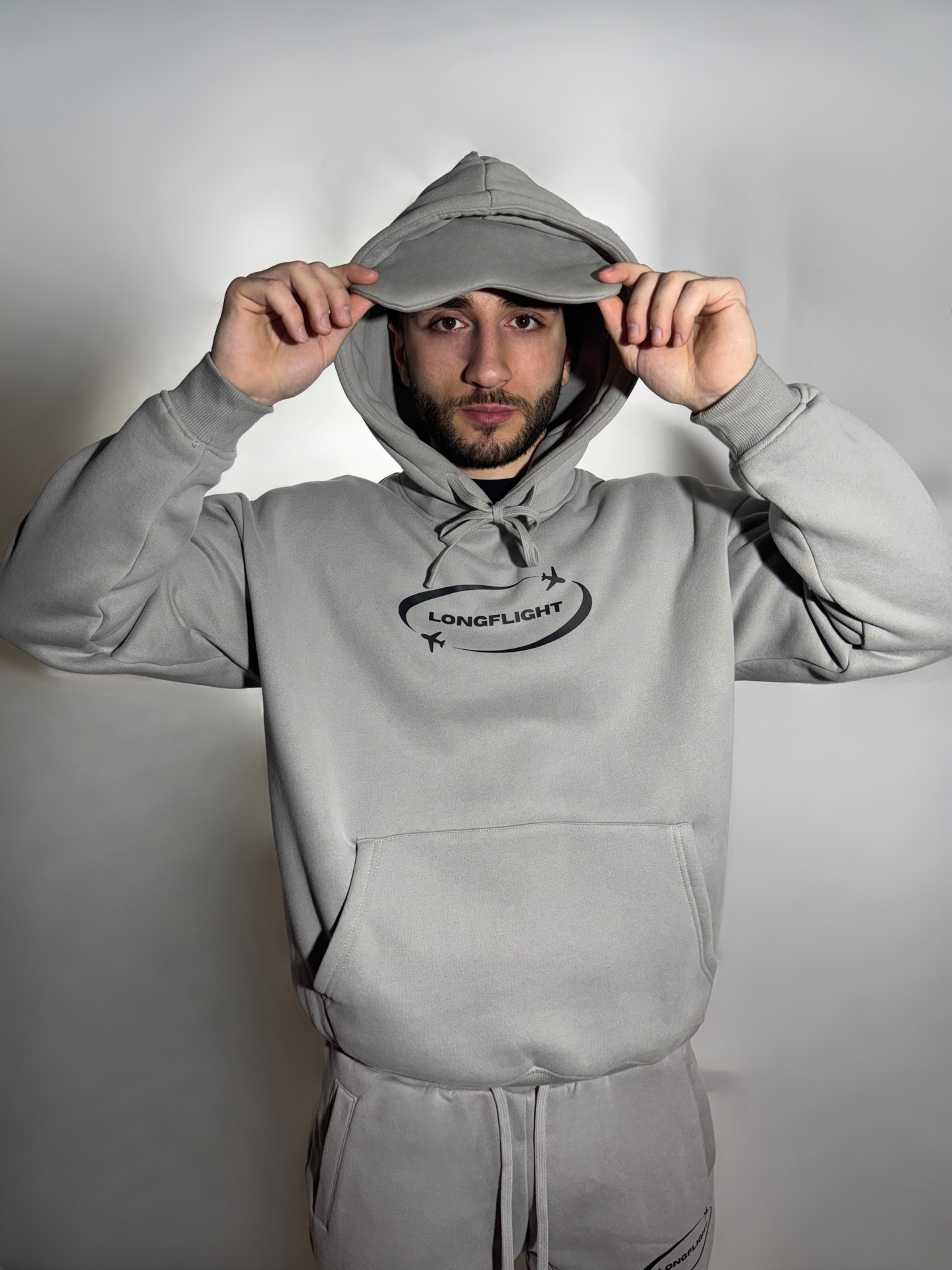 FlightMode Hoodie with Built-In Eye Mask